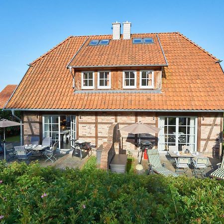 Fachwerkhaeuser Seedorf - Haushaelfte "Sophie Charlott" Mit Kamin Und Terrasse Esterno foto