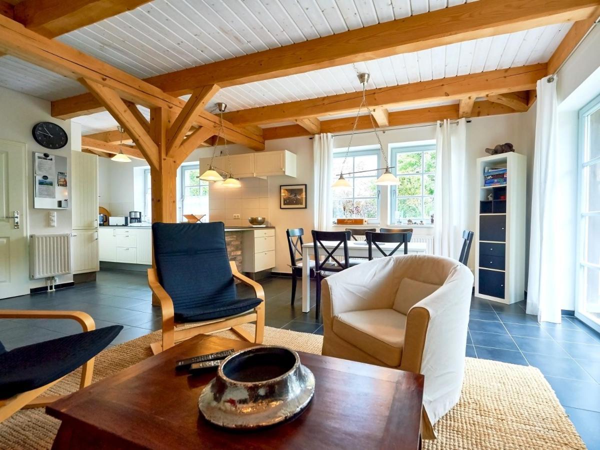 Fachwerkhaeuser Seedorf - Haushaelfte "Sophie Charlott" Mit Kamin Und Terrasse Esterno foto